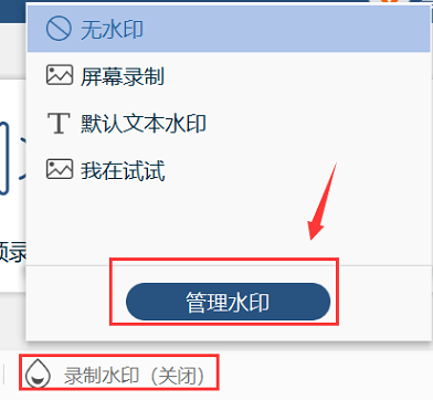 录猎管理水印