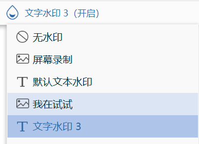 录猎确定选择使用水印内容