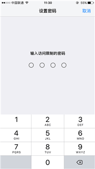 设置访问限制密码